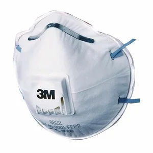 3M 8822 STØVMASKE M/VENTIL FFP2. PK A 10 STK