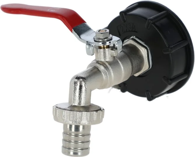 Kerbl Lokk m/vannkrane m/slangestuss for IBC 1000ltr dunk