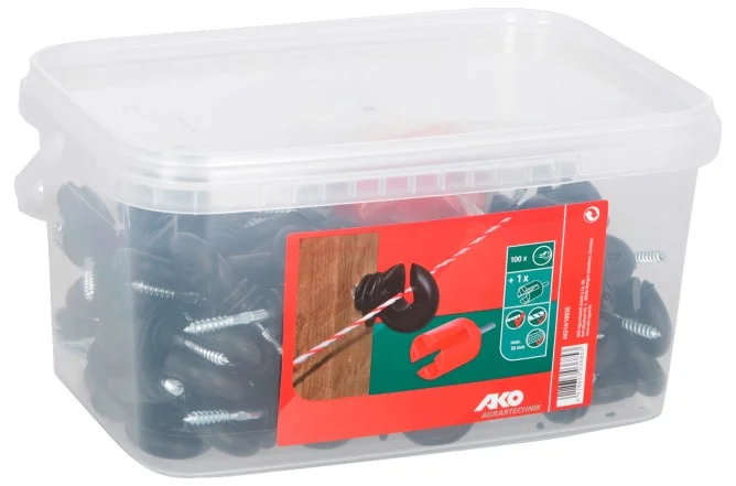 AKO Ringisolator kompakt. svart. 25pakning - Bilde 4