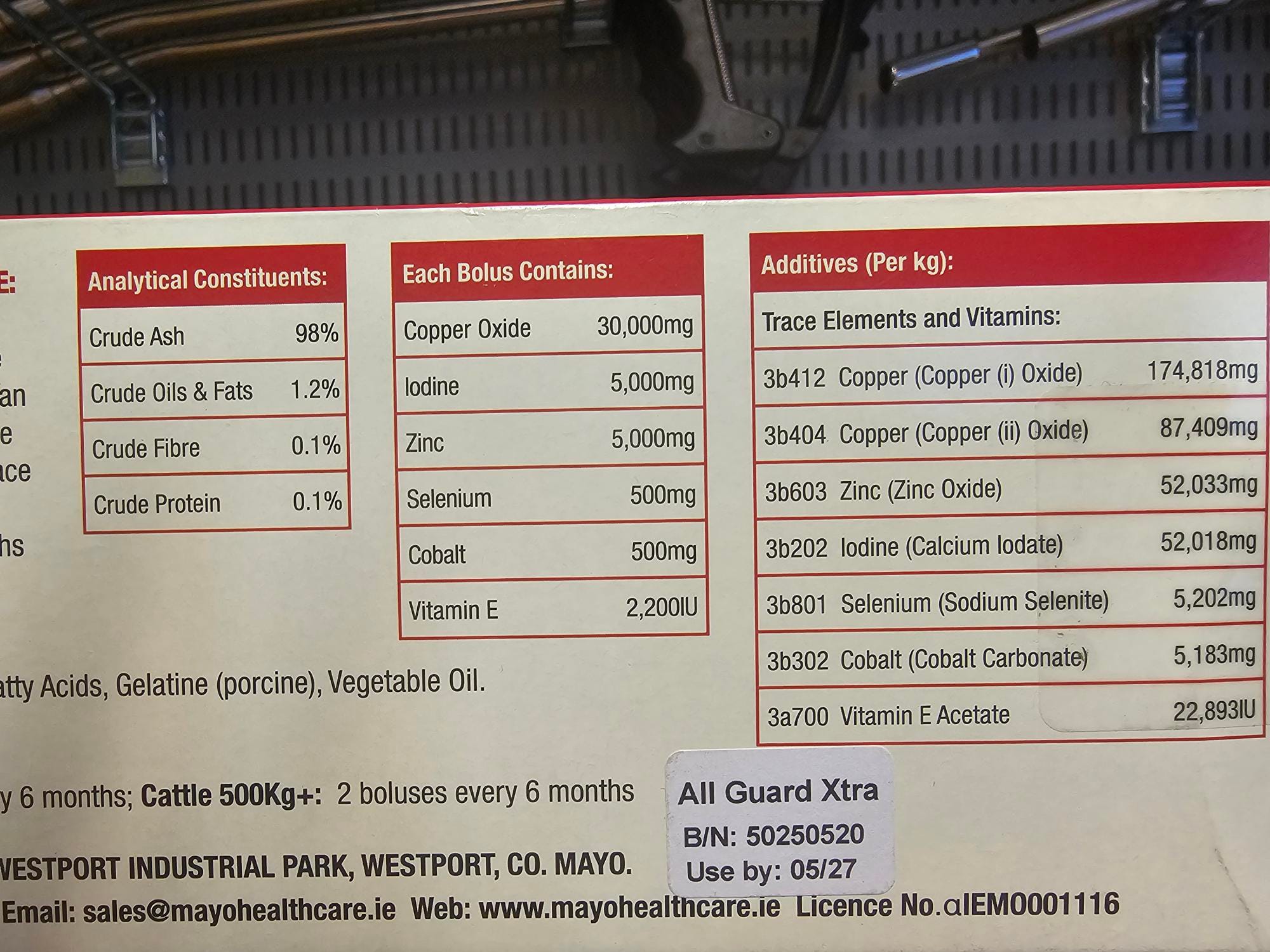 Mayo HealthCare AllGuard Storfebolus 10stk - Bilde 3