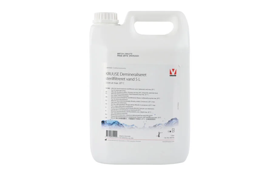 KRUUSE Demineralisert sterilfiltrert vann 5 L