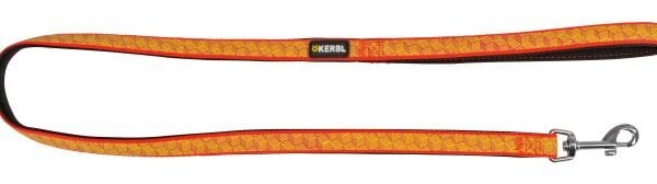 Refleksbånd svart/oransje. 100cm lang 15mm bred