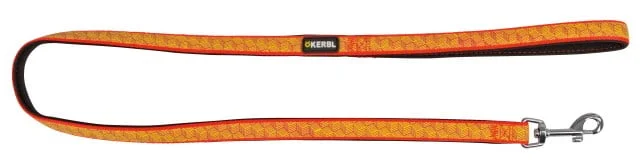 Refleksbånd svart/oransje. 100cm lang 15mm bred