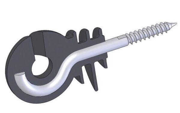 AKO Ringisolator kompakt. svart. 25pakning - Bilde 2