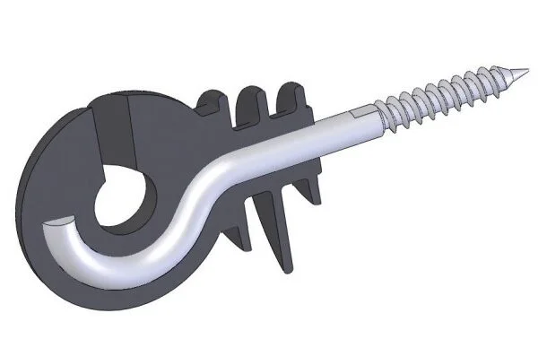 AKO Ringisolator kompakt. svart. 25pakning - Bilde 2