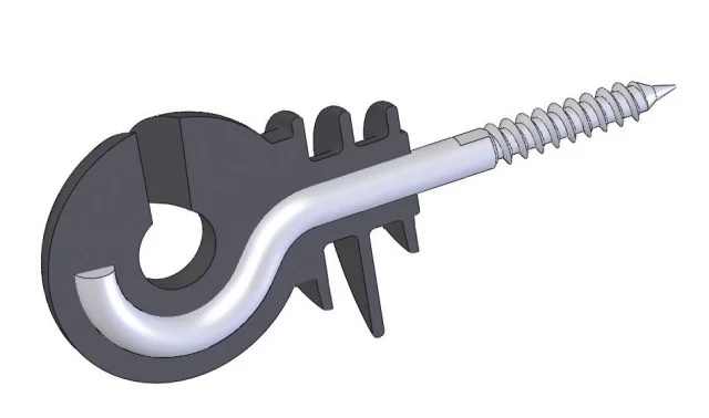 AKO Ringisolator kompakt. svart. 25pakning - Bilde 2