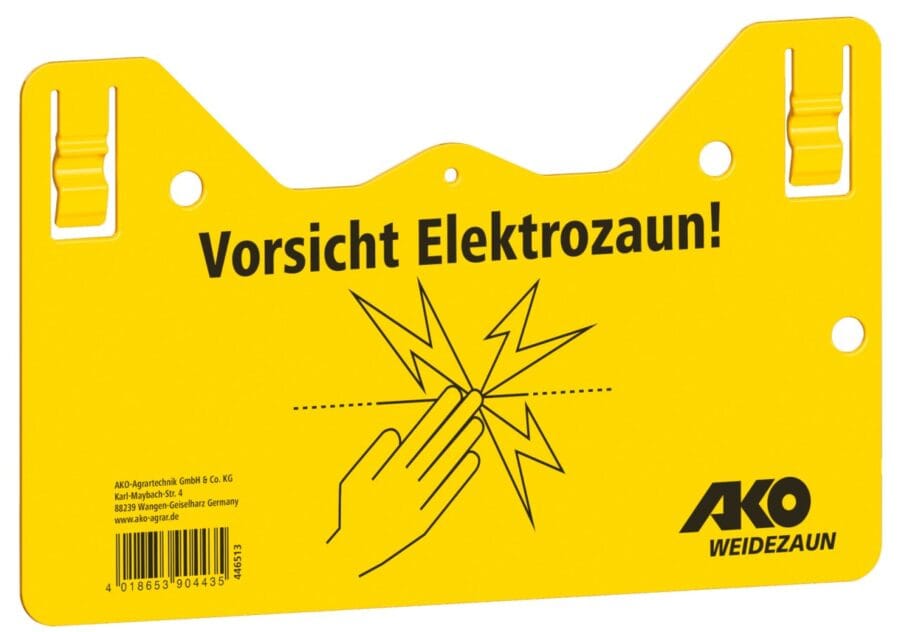 AKO Advarselsskilt forsiktig elektrisk gjerde!