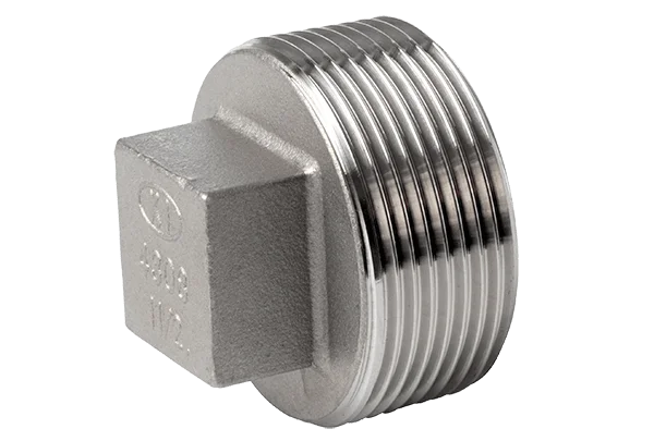 Gjengedeler rustfri Plugg. 1/2"