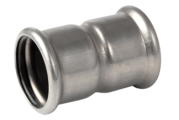 Pressfitting Rustfri Muffe 15 mm