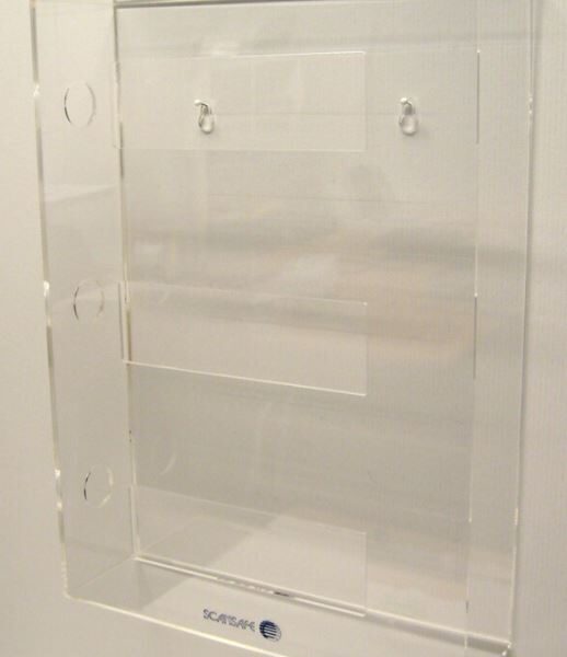 Acryl dispenser hanskestativ trippel - Bilde 2