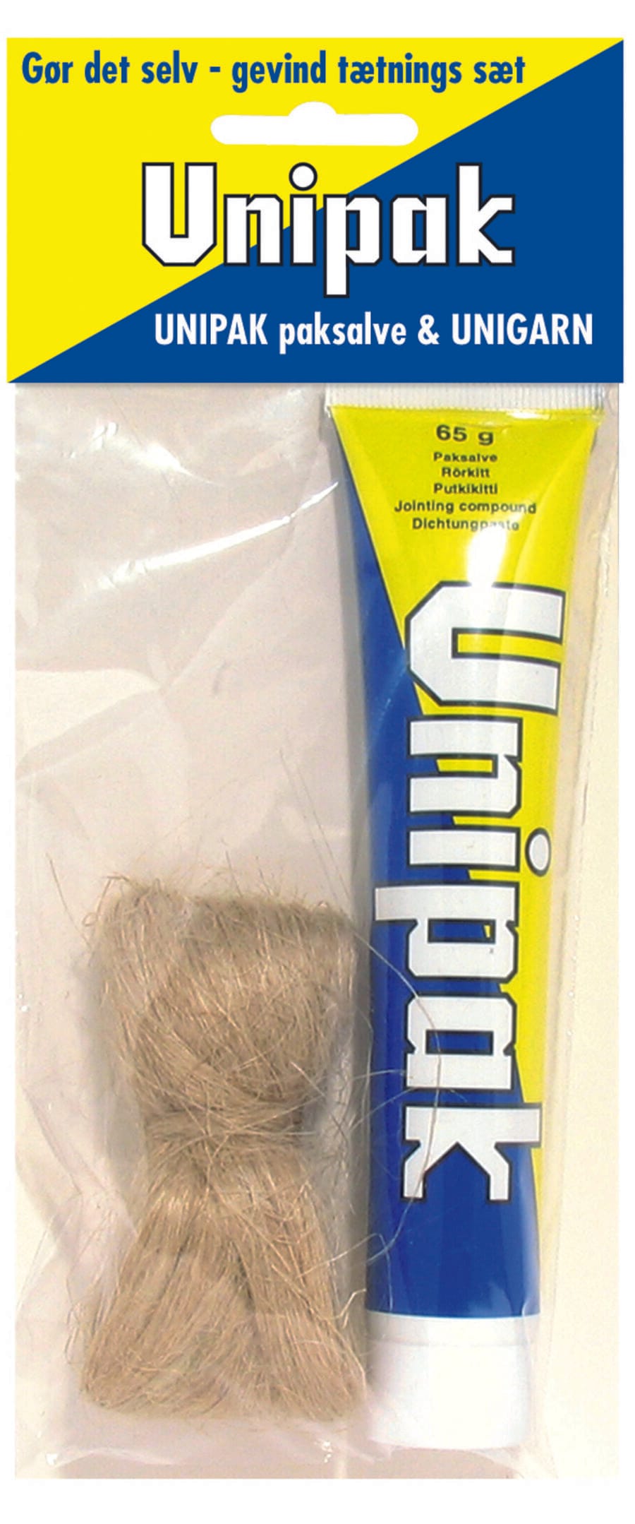 Unipak pakksalve 65gram m/hamp