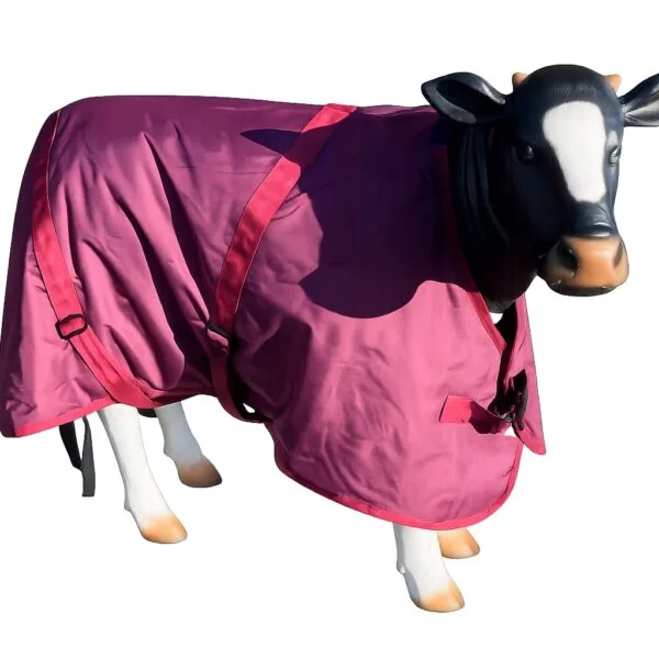 Cosy Calf ungdyrjakke 120cm - Burgunder